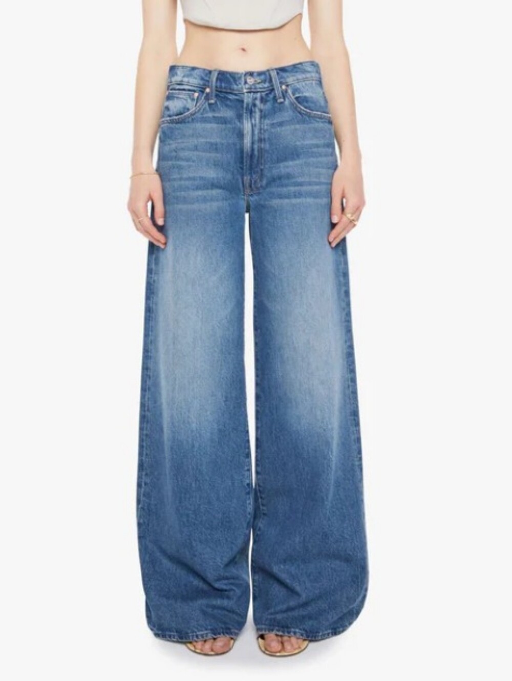 EUC Mother Ditcher Roller Sneak Jeans